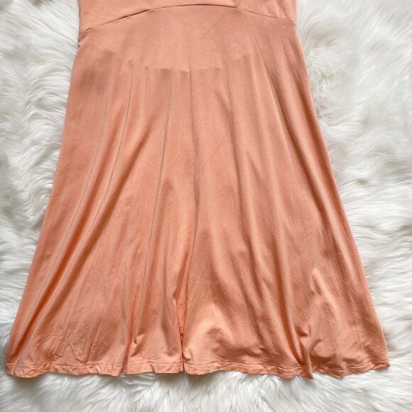 NEW 105$ Athleta Tall Desert Rose Orange Santorini Thera Swing Sleeveless Dress - Picture 3 of 11